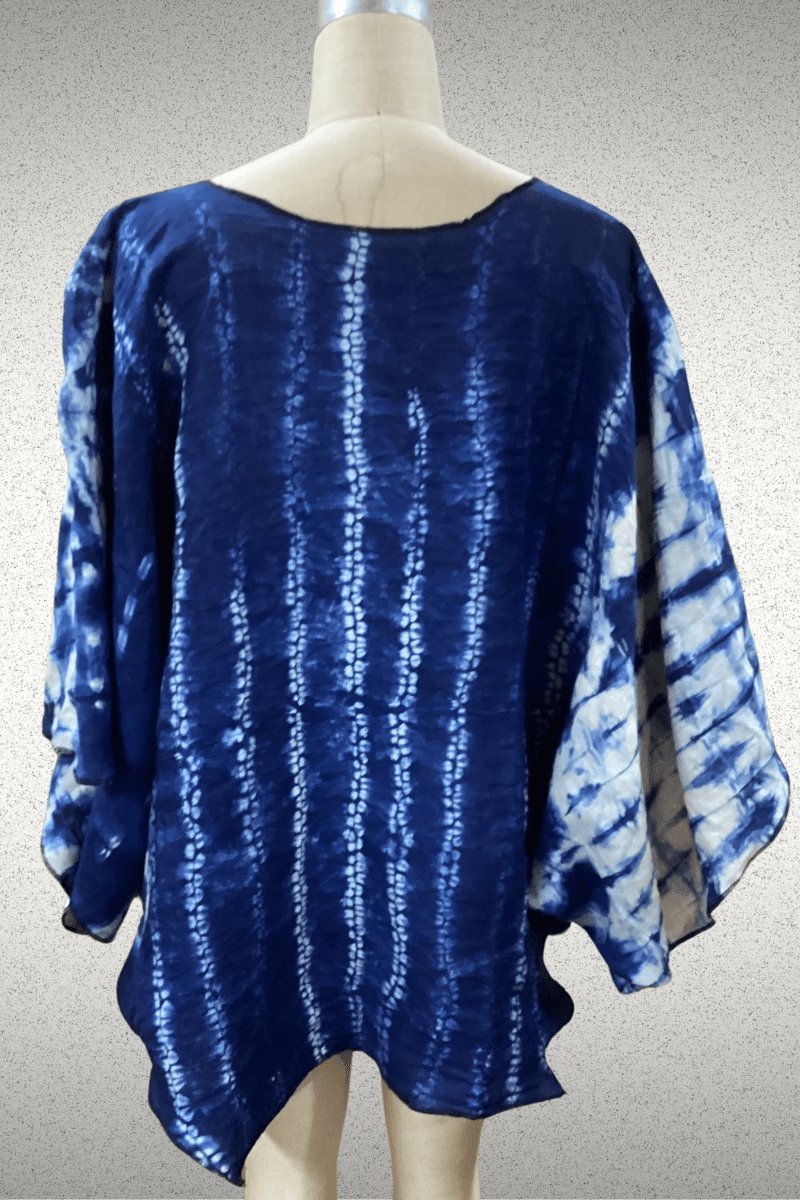 Linen Batwing One Size Tunic - Steel Pony