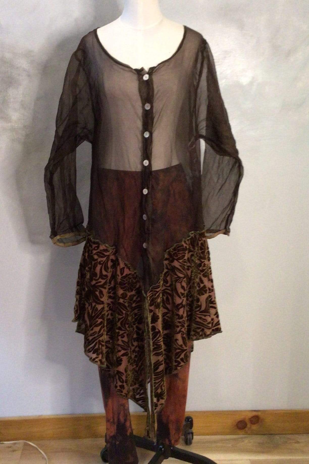 Minerva Organza Coat on the rack - Steel Pony