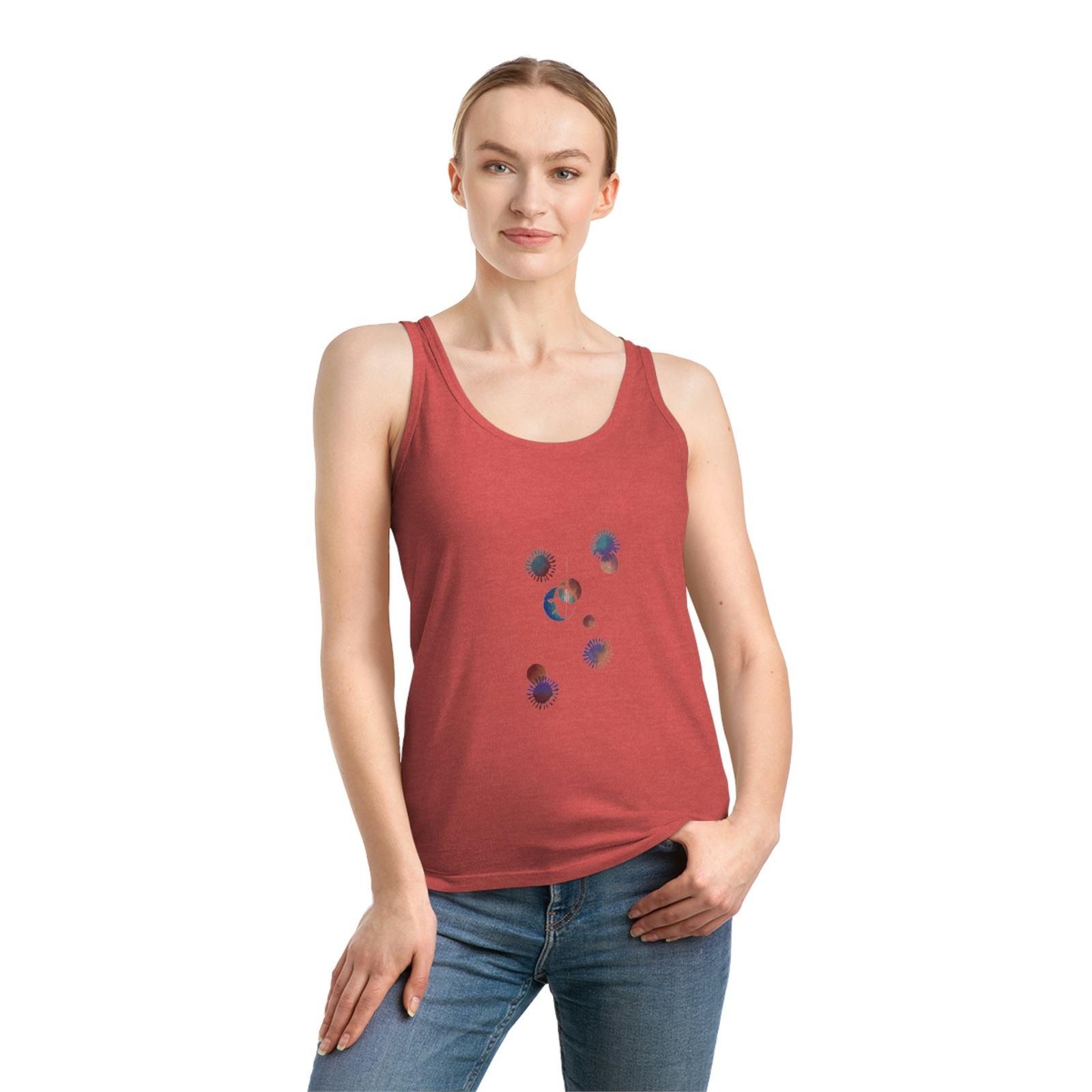 Moon and Stars Women's Dreamer Tank Top - Steel Pony