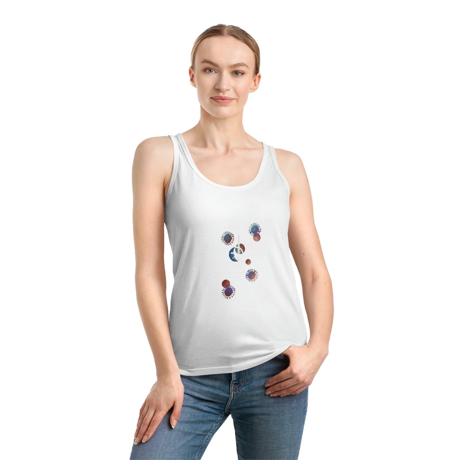 Moon and Stars Women's Dreamer Tank Top - Steel Pony