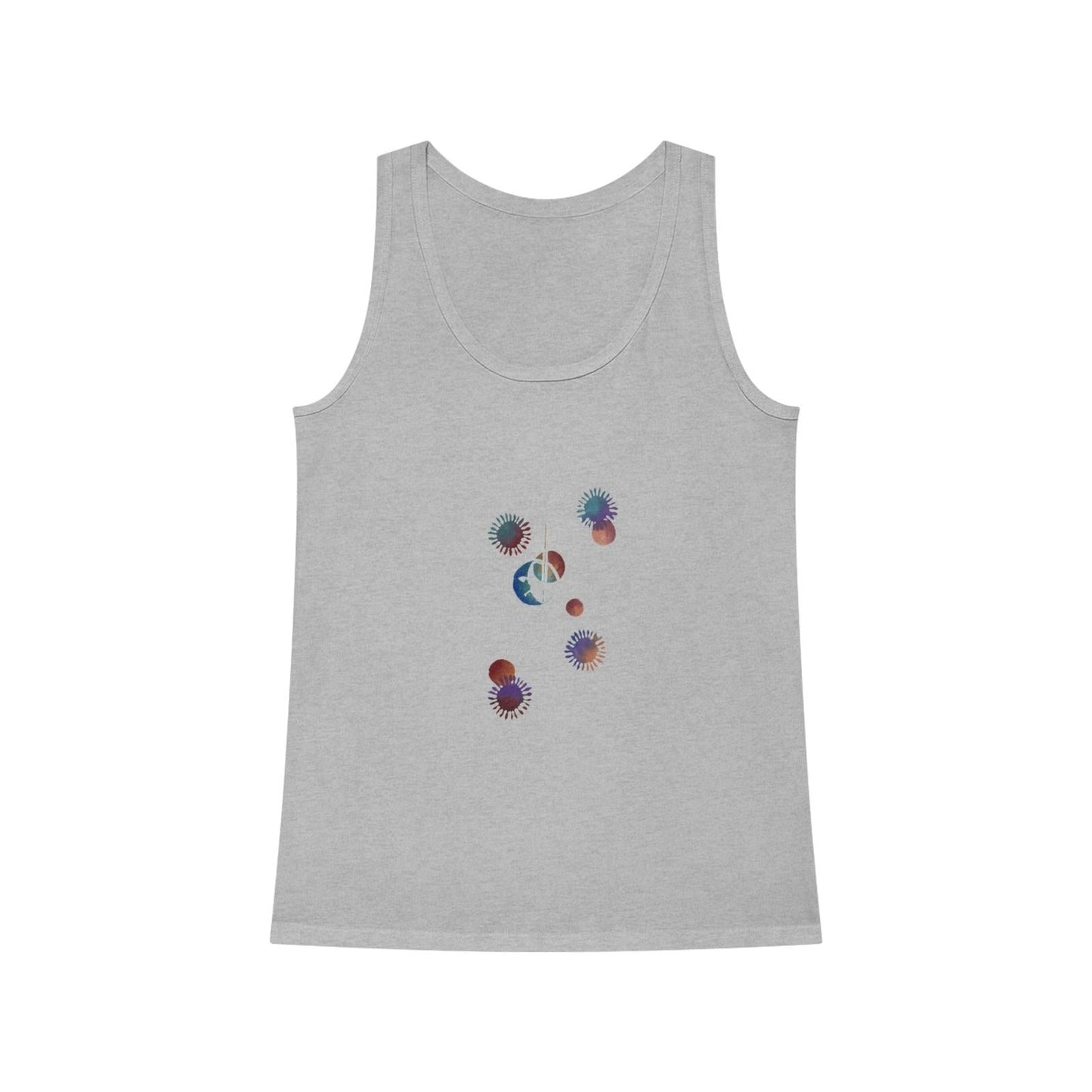 Moon and Stars Women's Dreamer Tank Top - Steel Pony