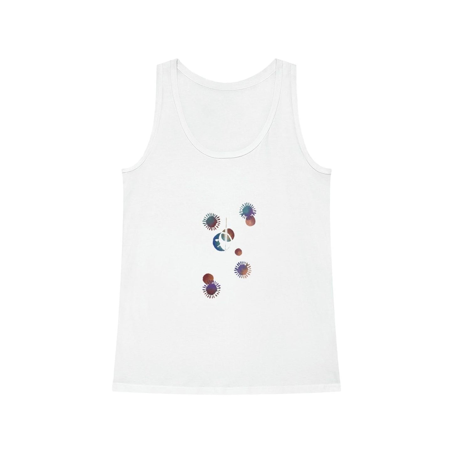 Moon and Stars Women's Dreamer Tank Top - Steel Pony