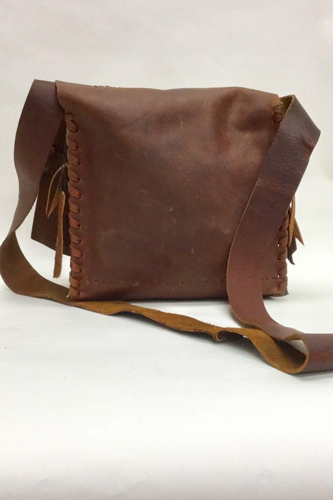 Oil Tan Flap Bag - Steel Pony