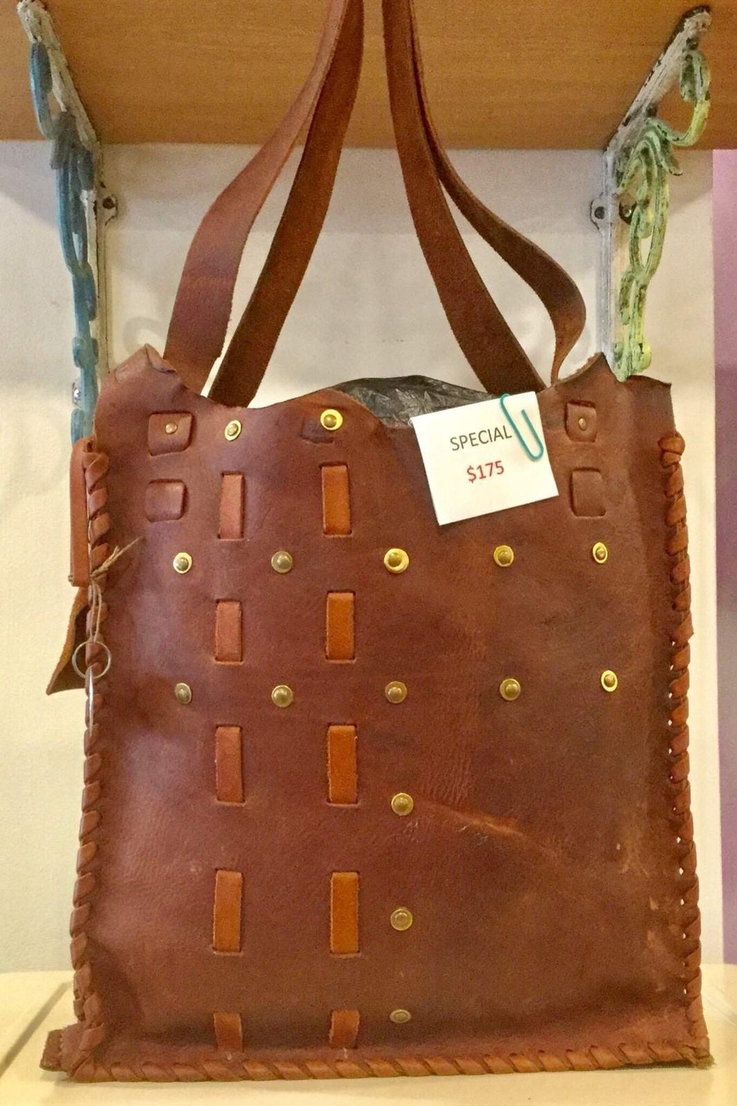 Oil Tan tote - Steel Pony