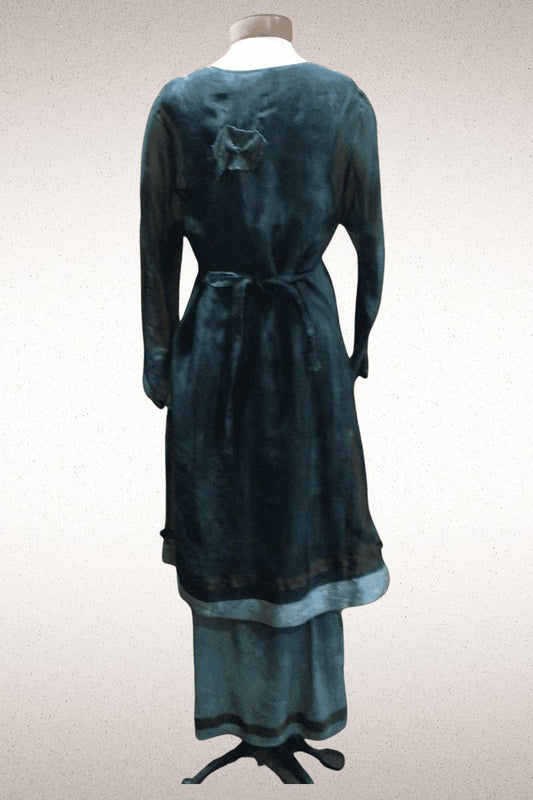 One of a Kind Green Organza Dress - Steel Pony