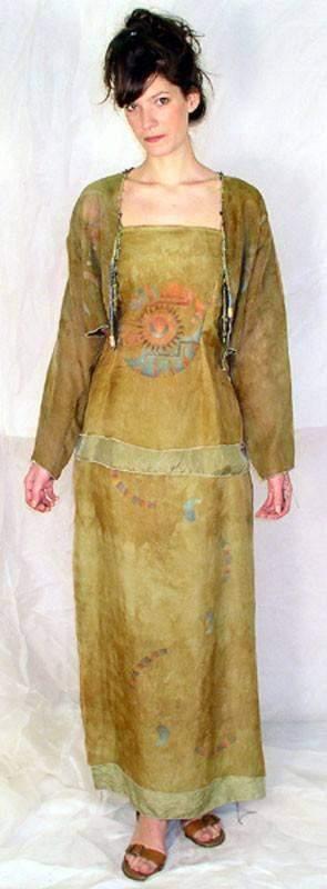 One of a Kind Silk Organza Outfit - Steel Pony