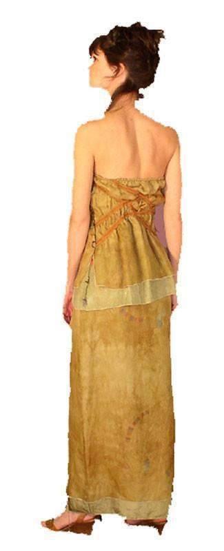 One of a Kind Silk Organza Outfit - Steel Pony