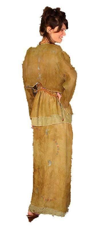 One of a Kind Silk Organza Outfit - Steel Pony