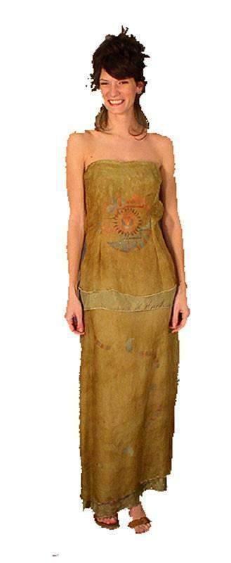One of a Kind Silk Organza Outfit - Steel Pony