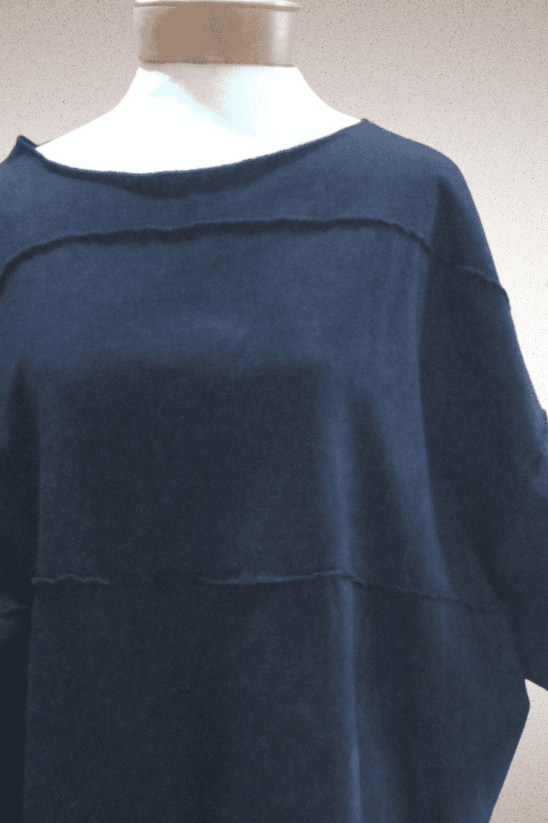 Sally Patchwork Tunic - Steel Pony