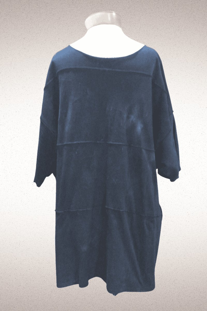 Sally Patchwork Tunic - Steel Pony