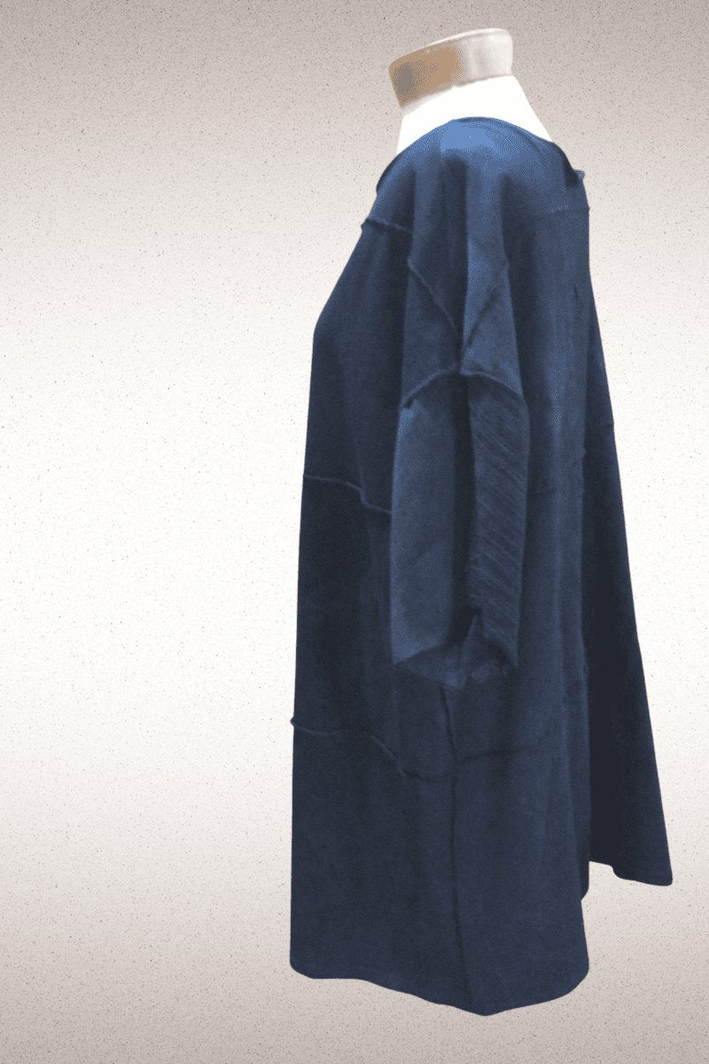 Sally Patchwork Tunic - Steel Pony