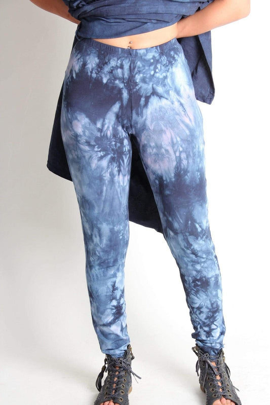 Scrunch Dye Lisa Legging - Steel Pony