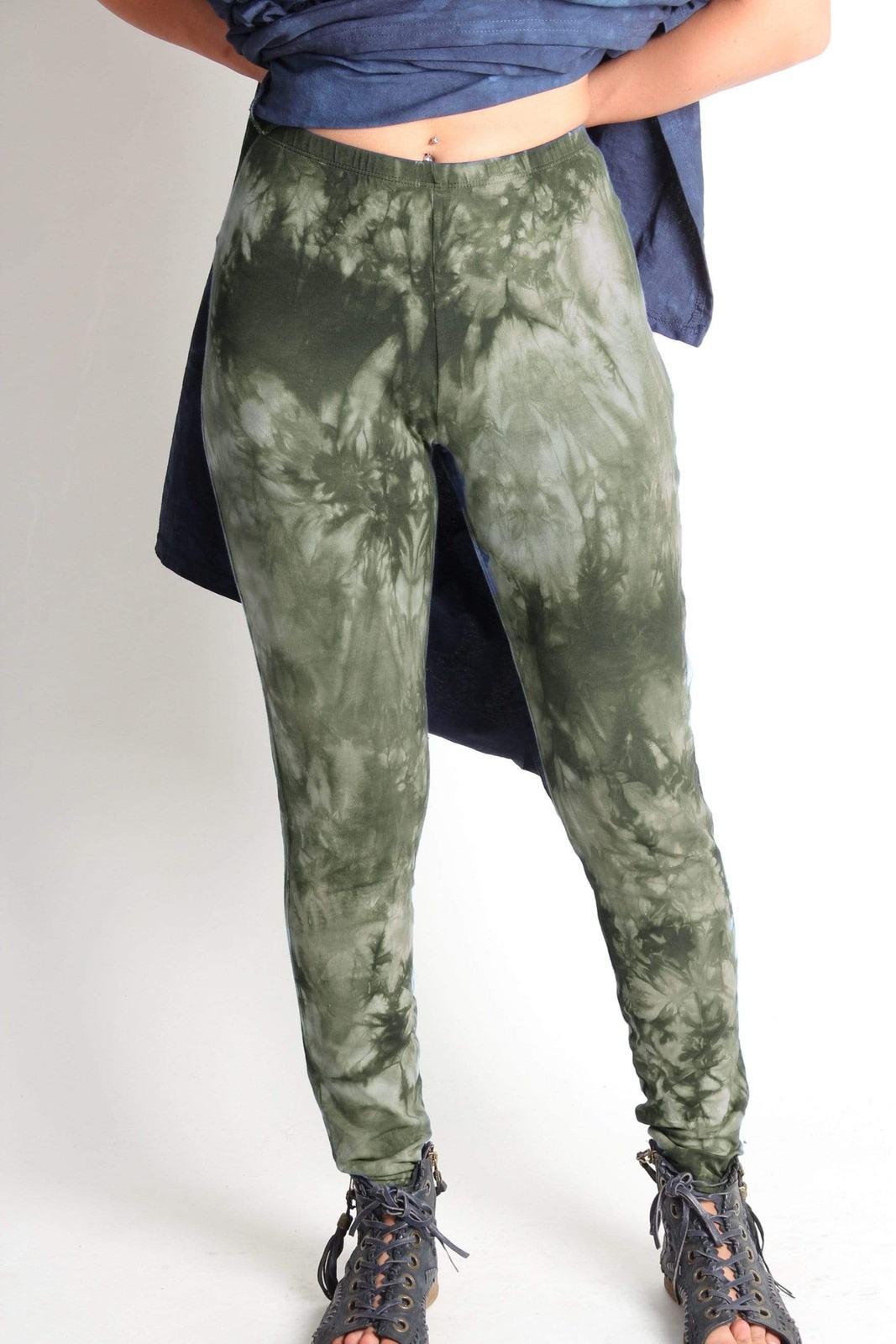 Scrunch Dye Lisa Legging - Steel Pony