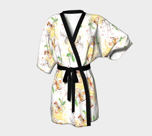 A New Day Silk Kimono Robe