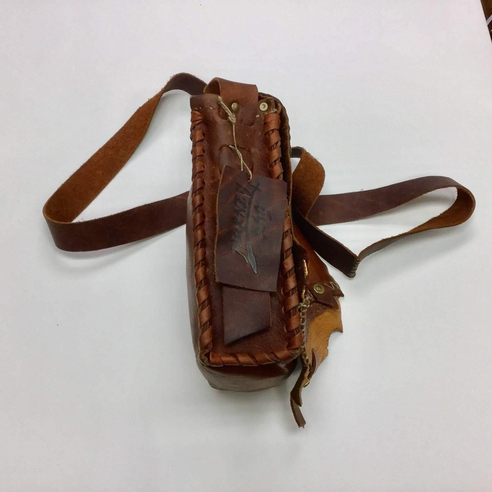 Small Patchwork Leather Bag - Steel Pony