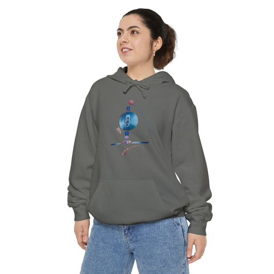 Unisex Garment - Dyed Hoodie Form and Function - Steel Pony