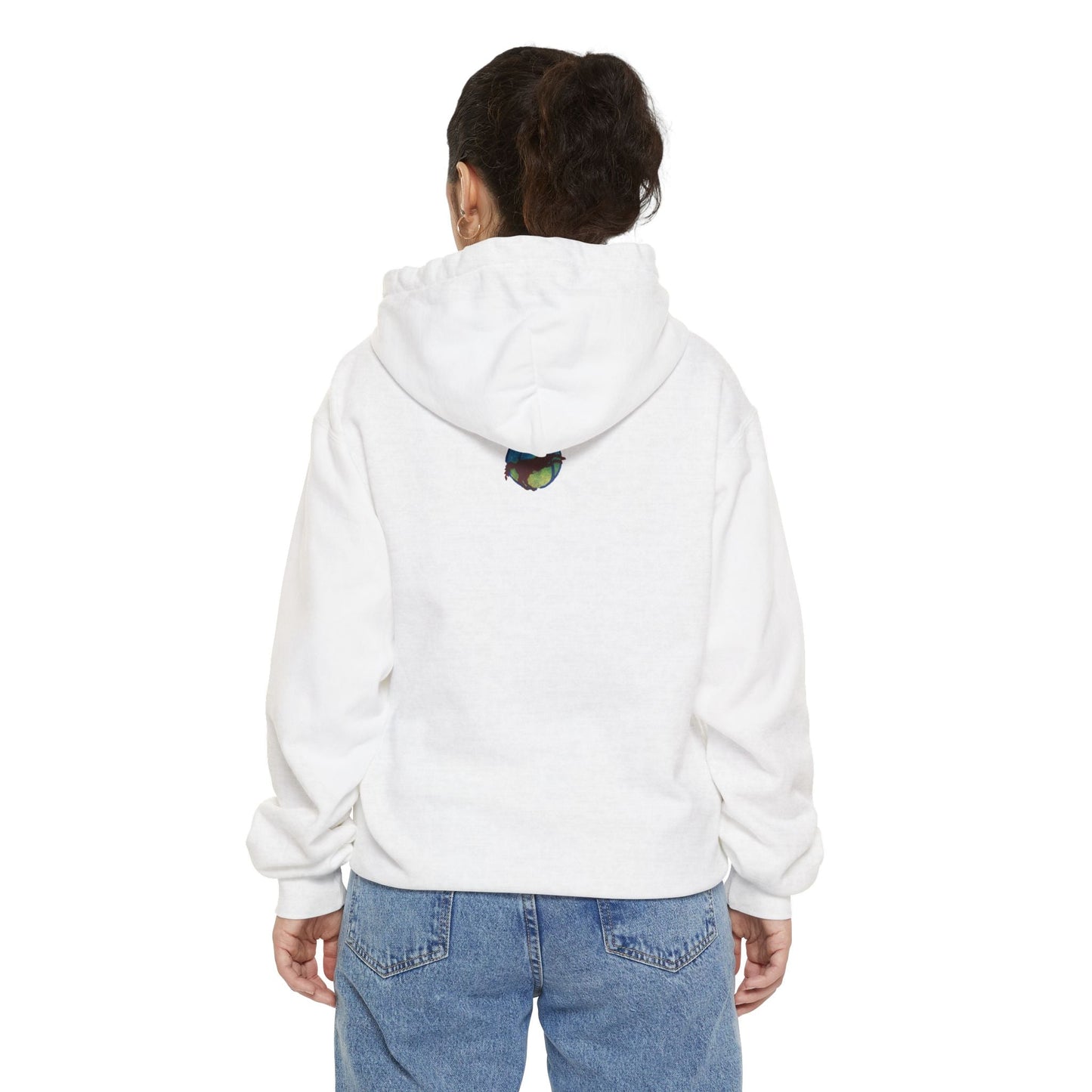 Unisex Garment - Dyed Hoodie Round Robin Design - Steel Pony