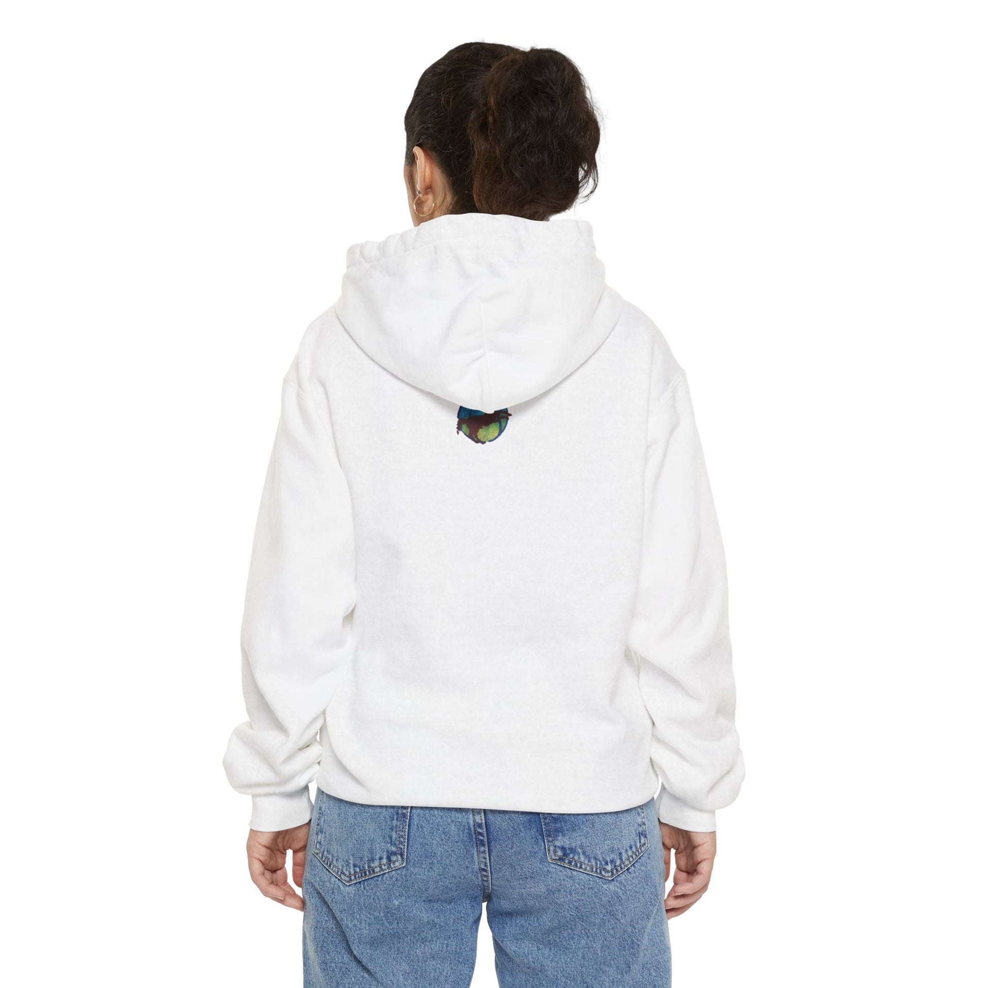 Unisex Garment - Dyed Hoodie Round Robin Design - Steel Pony