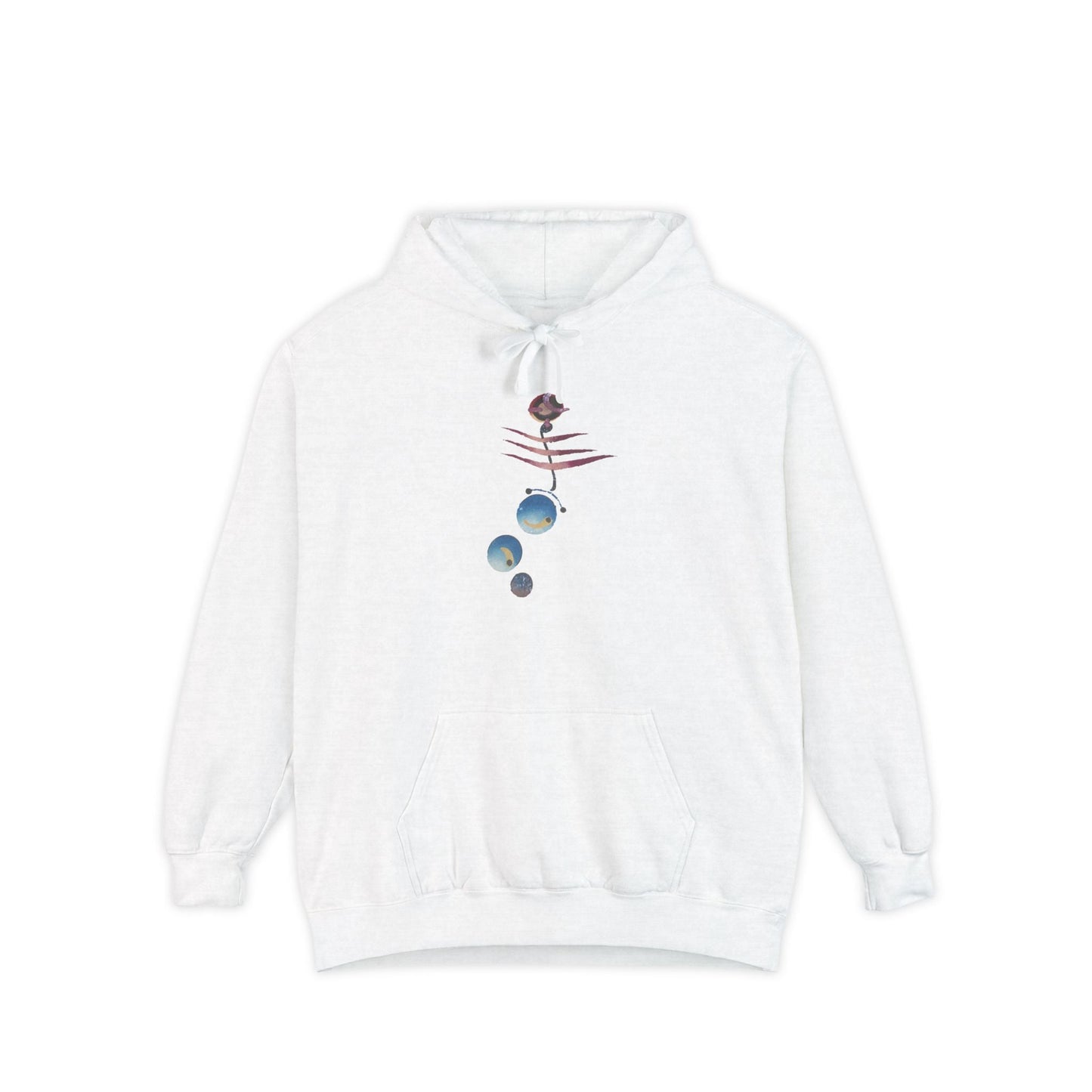 Unisex Garment - Dyed Hoodie Round Robin Design - Steel Pony