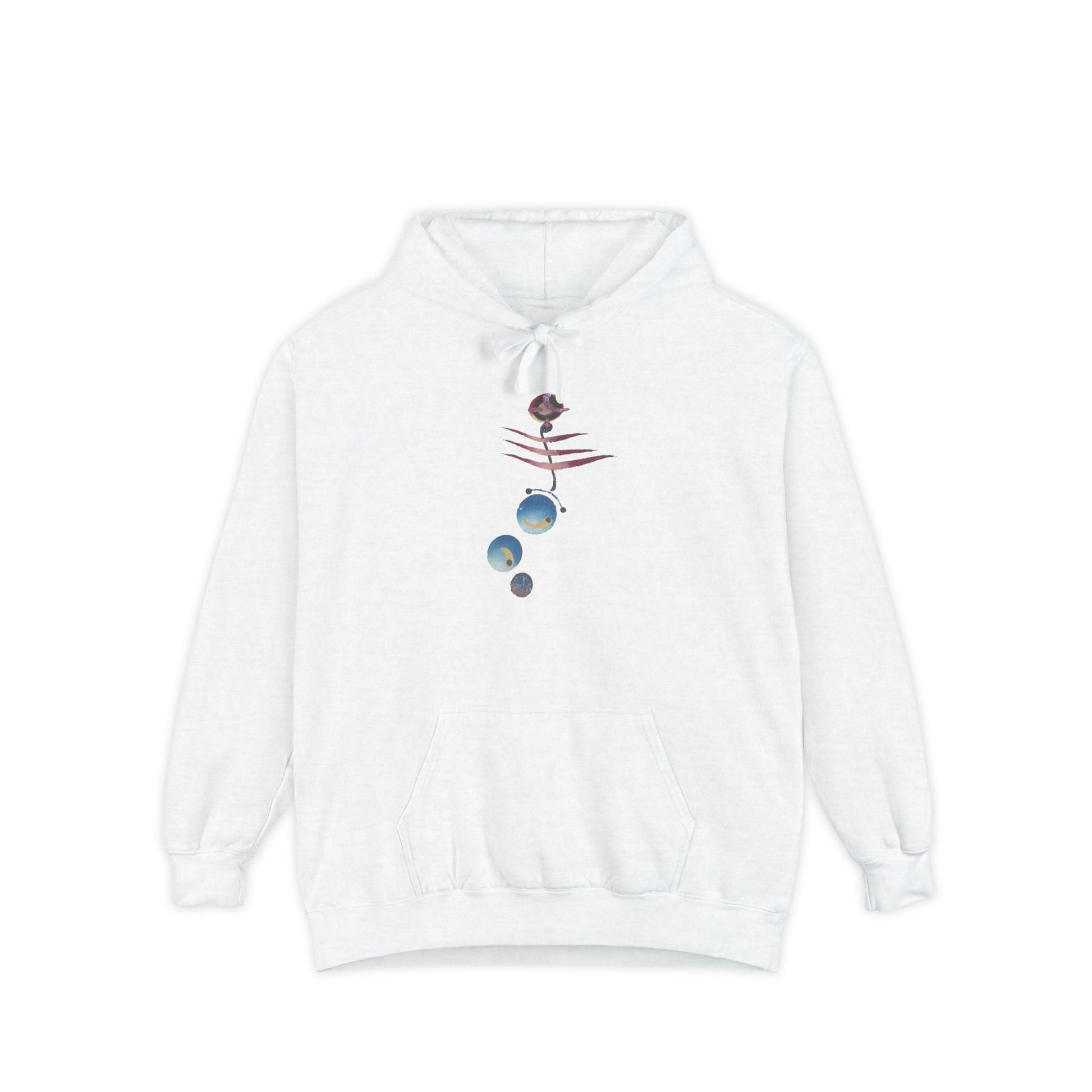 Unisex Garment - Dyed Hoodie Round Robin Design - Steel Pony