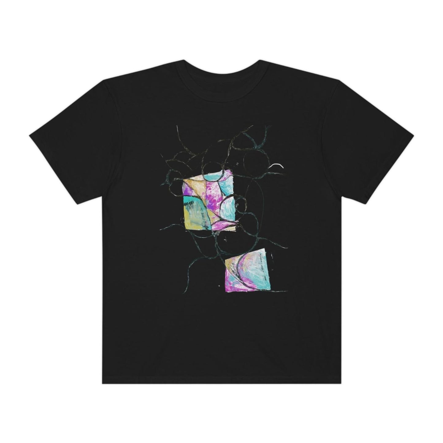 Unisex Garment - Dyed T - shirt - Steel Pony