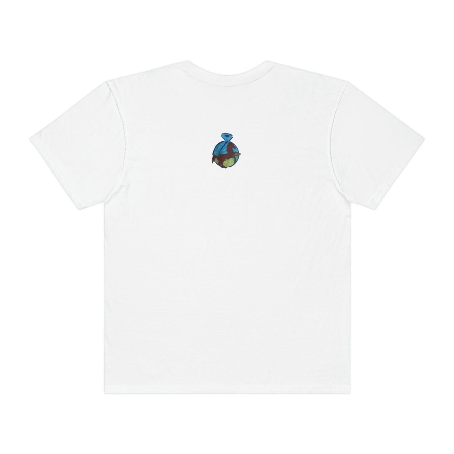 Unisex Garment - Dyed T - shirt - Steel Pony