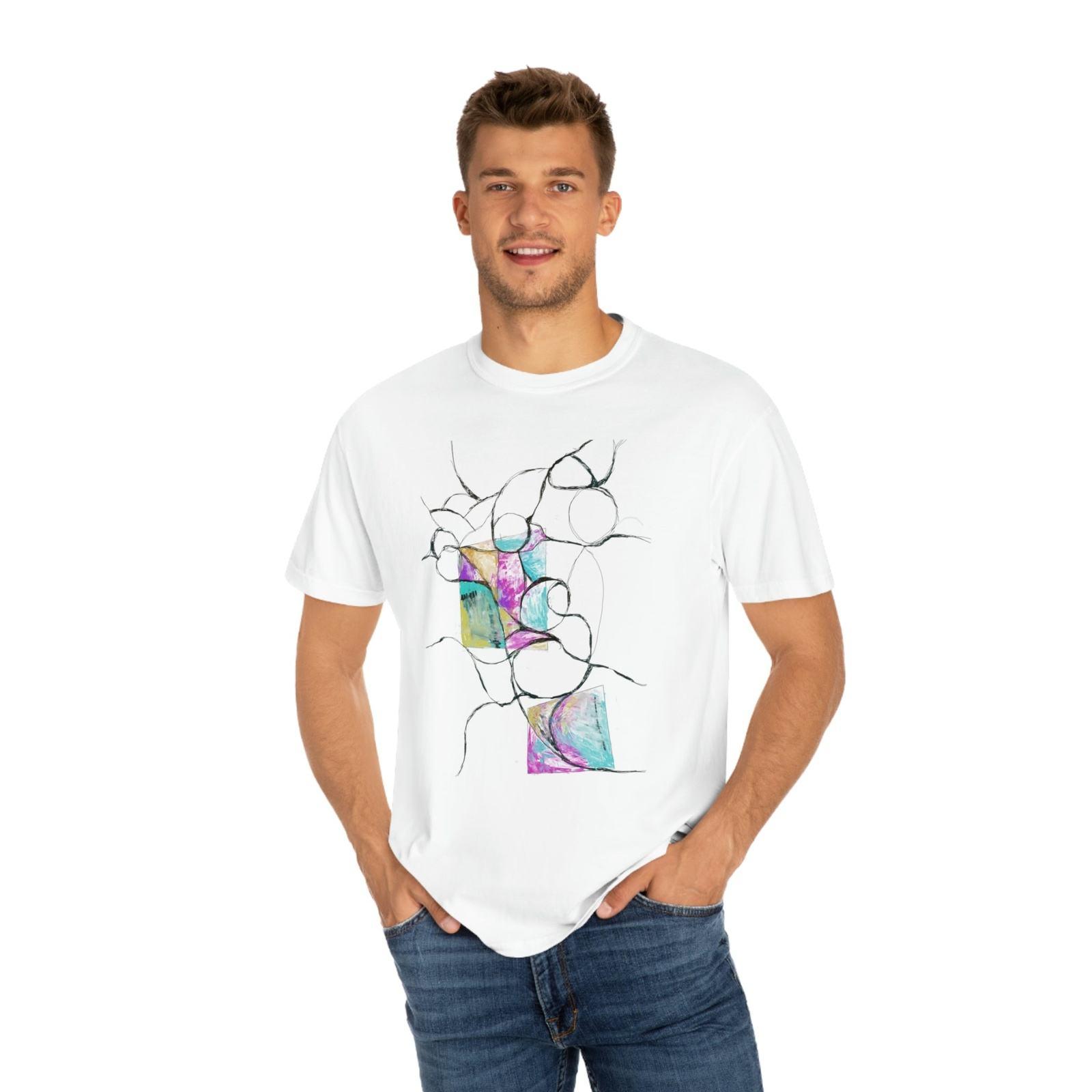 Unisex Garment - Dyed T - shirt - Steel Pony