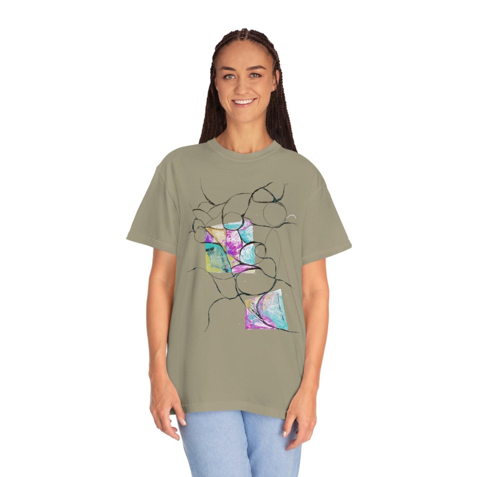 Unisex Garment - Dyed T - shirt - Steel Pony