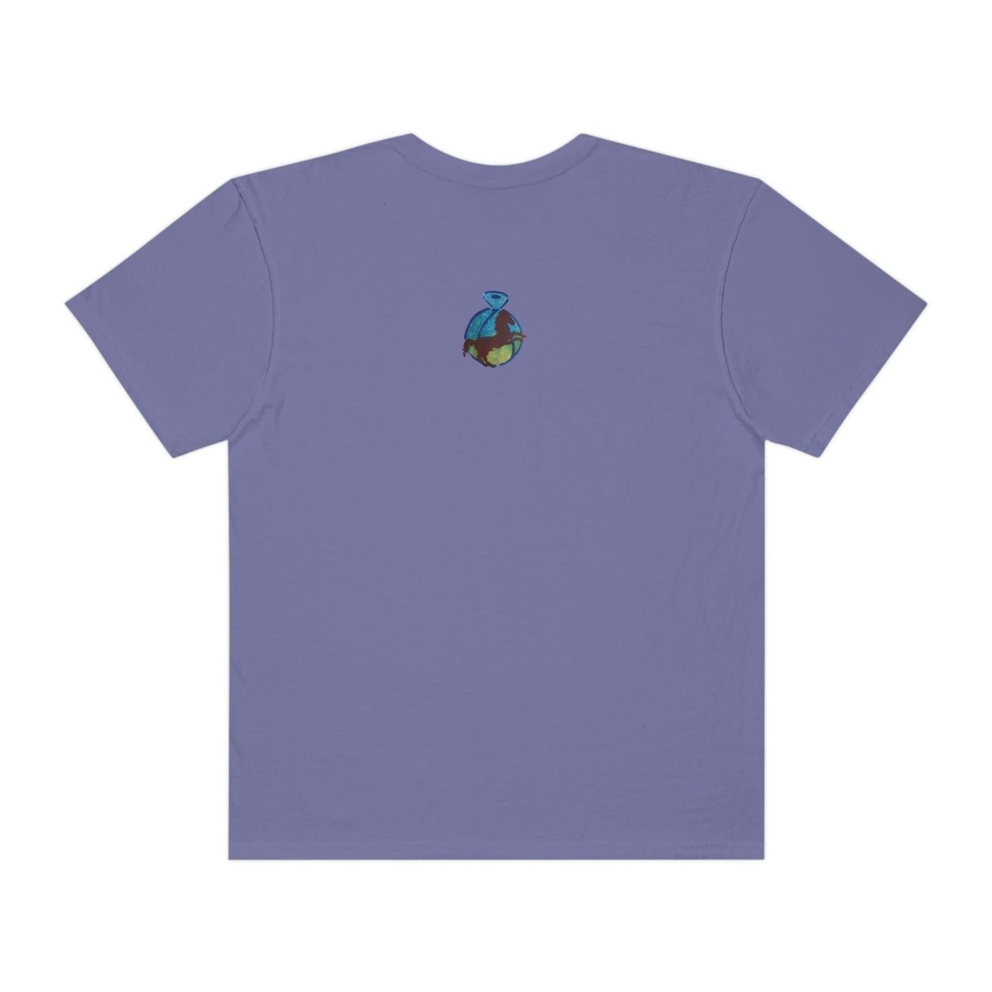 Unisex Garment - Dyed T - shirt - Steel Pony