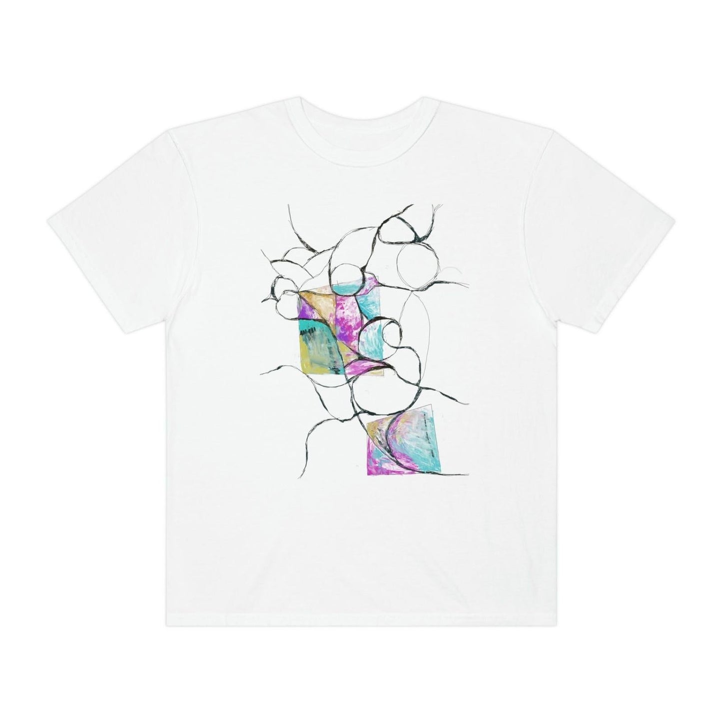 Unisex Garment - Dyed T - shirt - Steel Pony