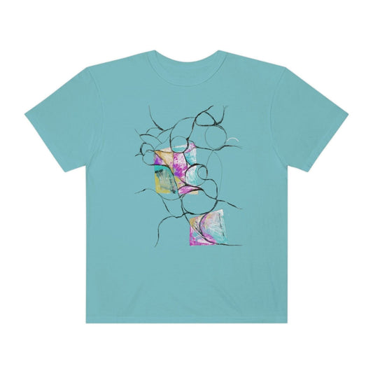Unisex Garment - Dyed T - shirt - Steel Pony