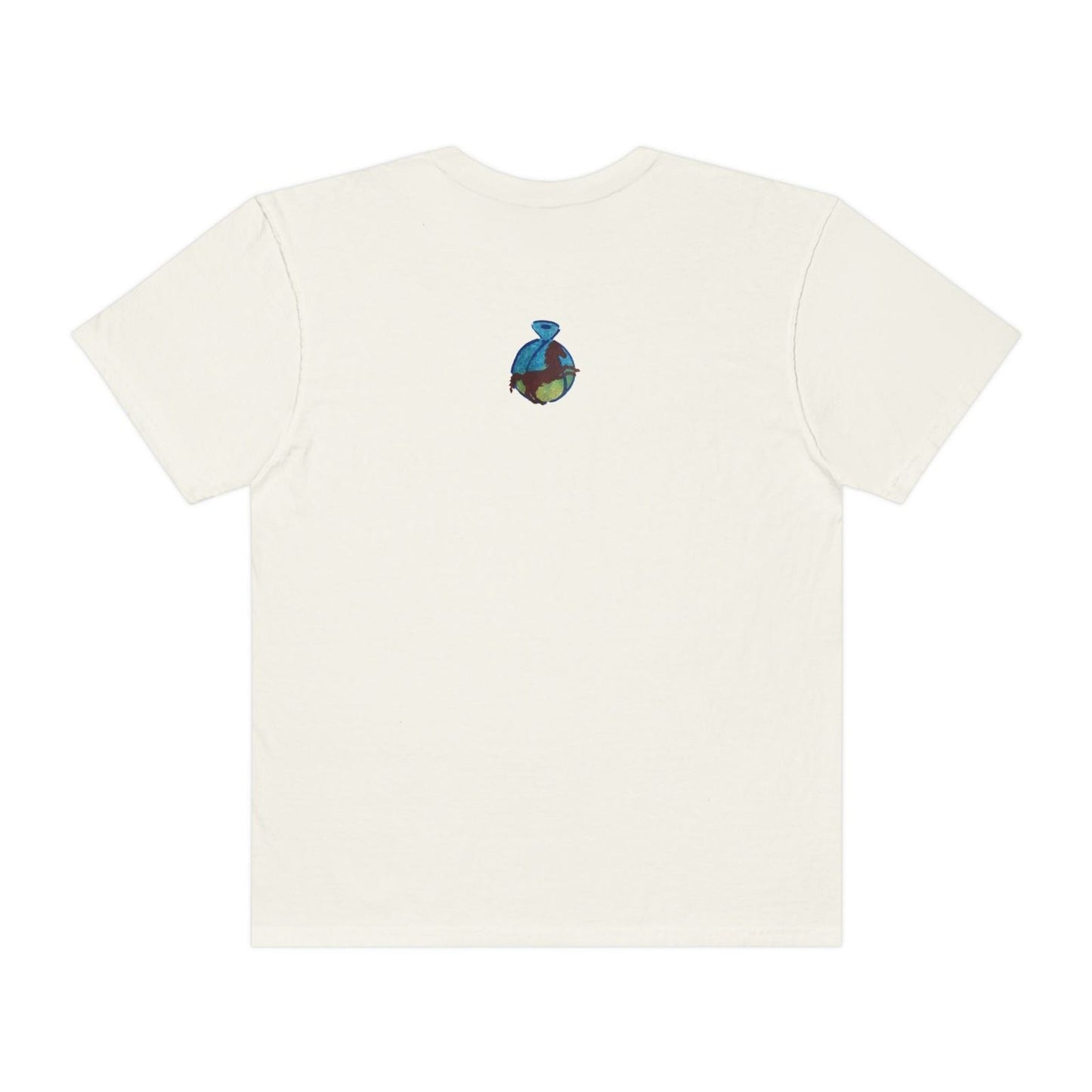 Unisex Garment - Dyed T - shirt - Steel Pony