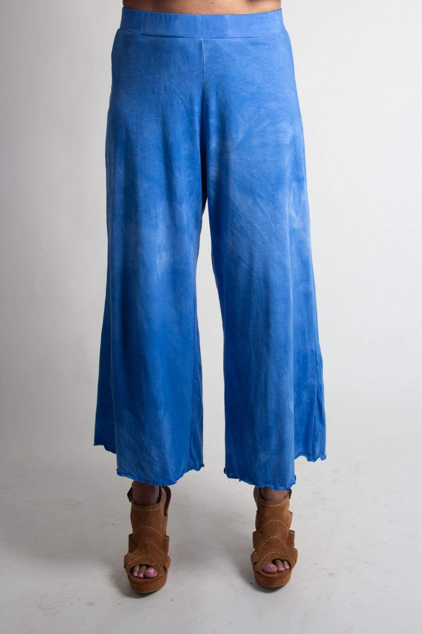 Peaches Palazzo cotton knit Crop Cotton Pants spring