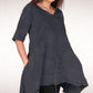 Sage Cotton knit Tunic on the Rack