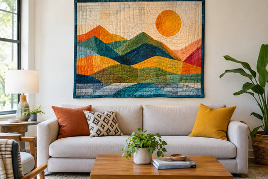 Art Quilts That Bring a Room Back to Life