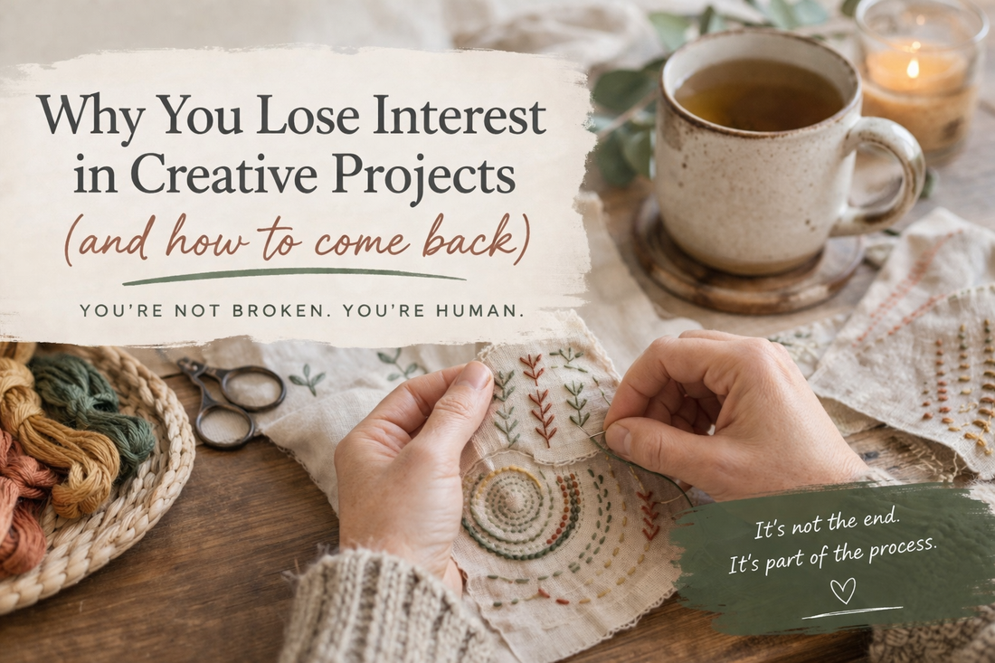 Why you loose interest in Creative Projects (and how to come back)