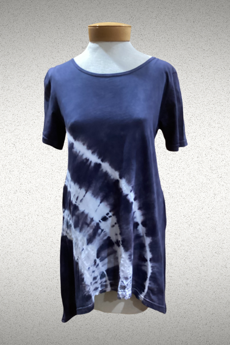 Shibori Dyed Leslie Style T-shirt