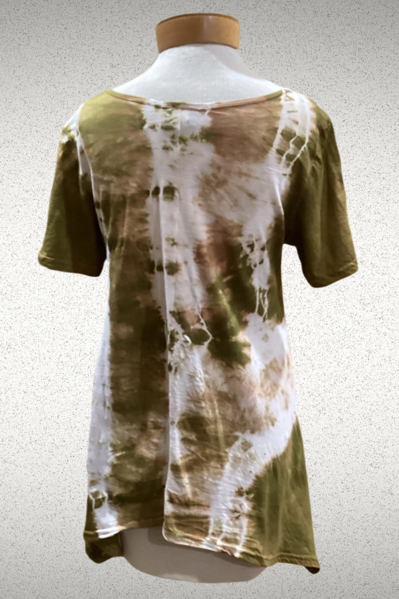 Shibori Dyed Leslie Style T-shirt