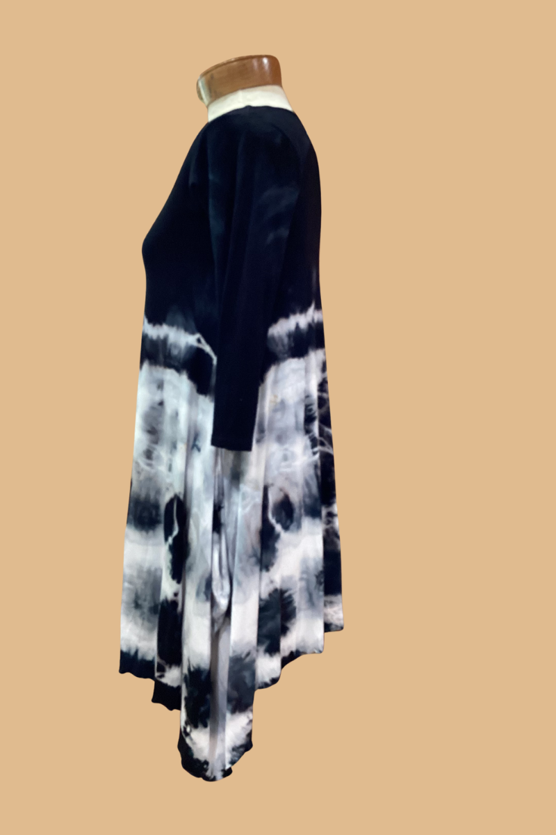 Shibori dyed Randy Tunic Dress  Size Small