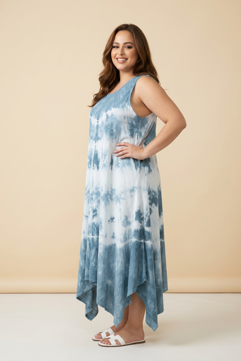 Shibori Paula Dress | Mint