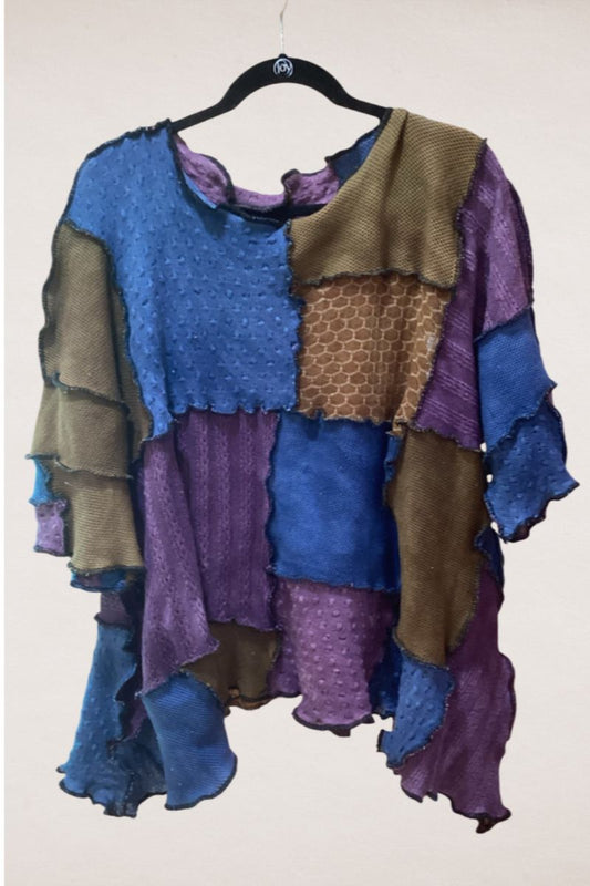 Colorful Patchwork Sweater