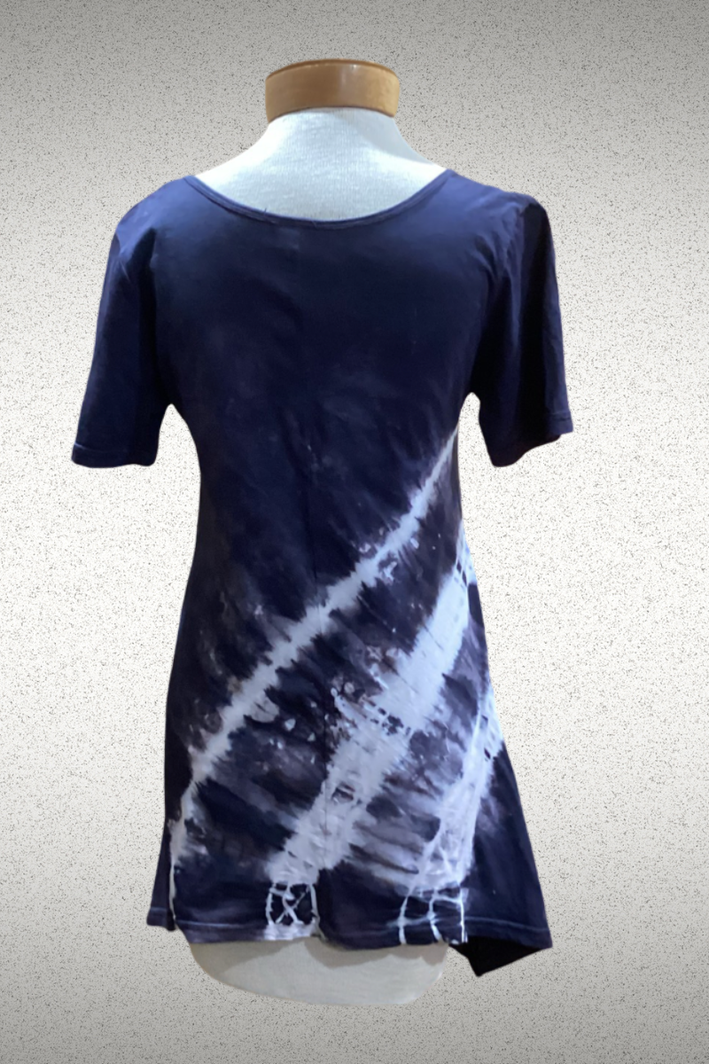 Shibori Dyed Leslie Style T-shirt