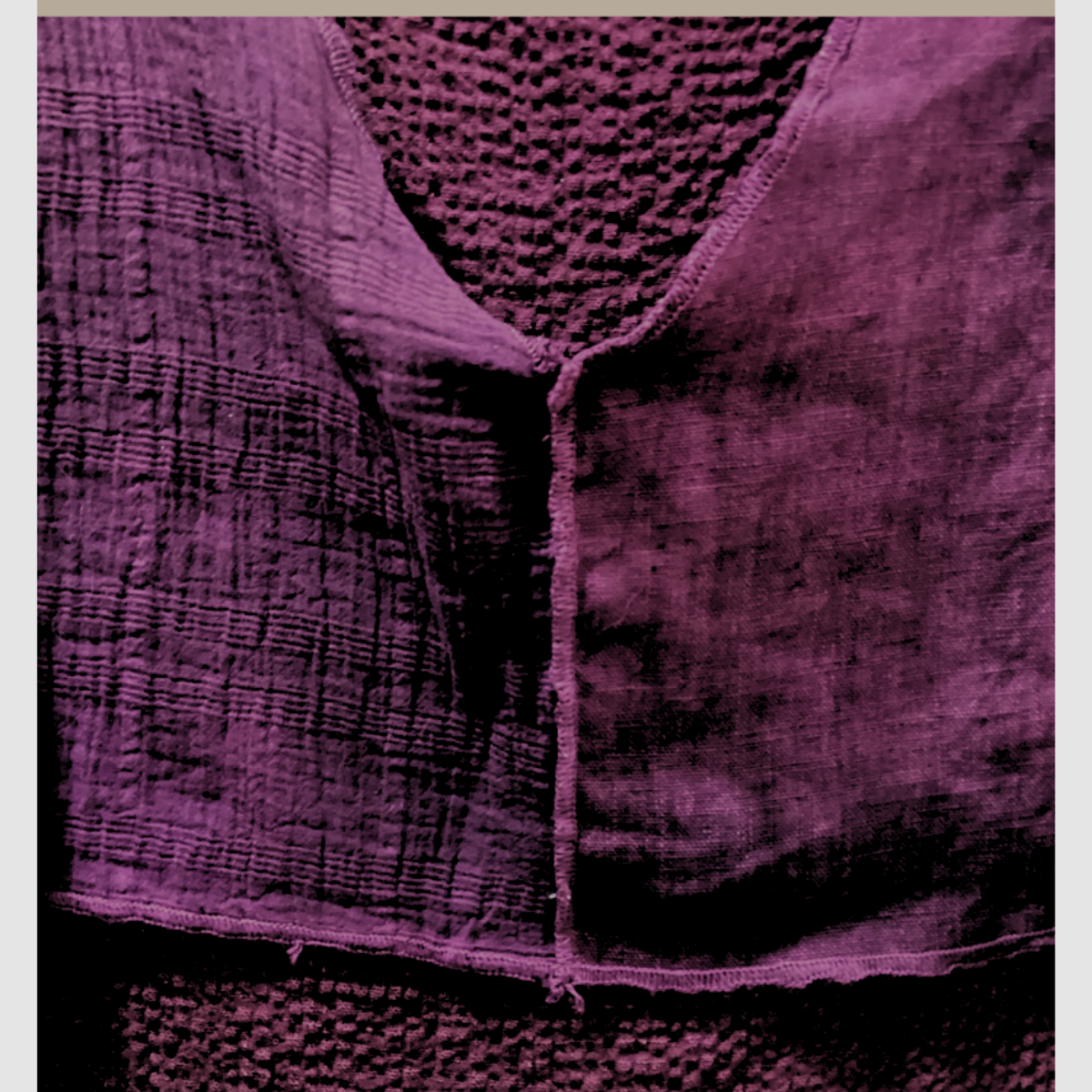 Cranberry textured Topper B