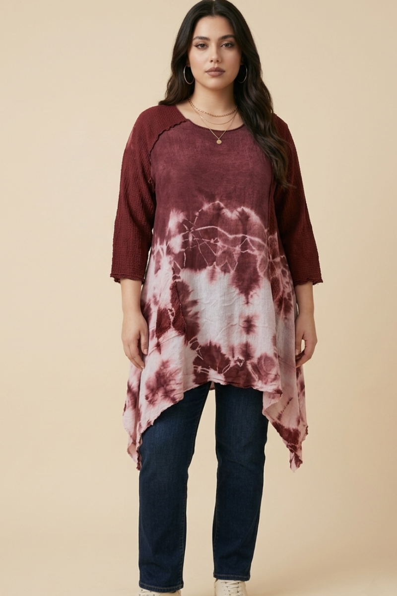 Penny Tunic | Cardinal Red