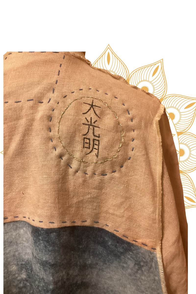 Reiki Linen Coat One of a Kind