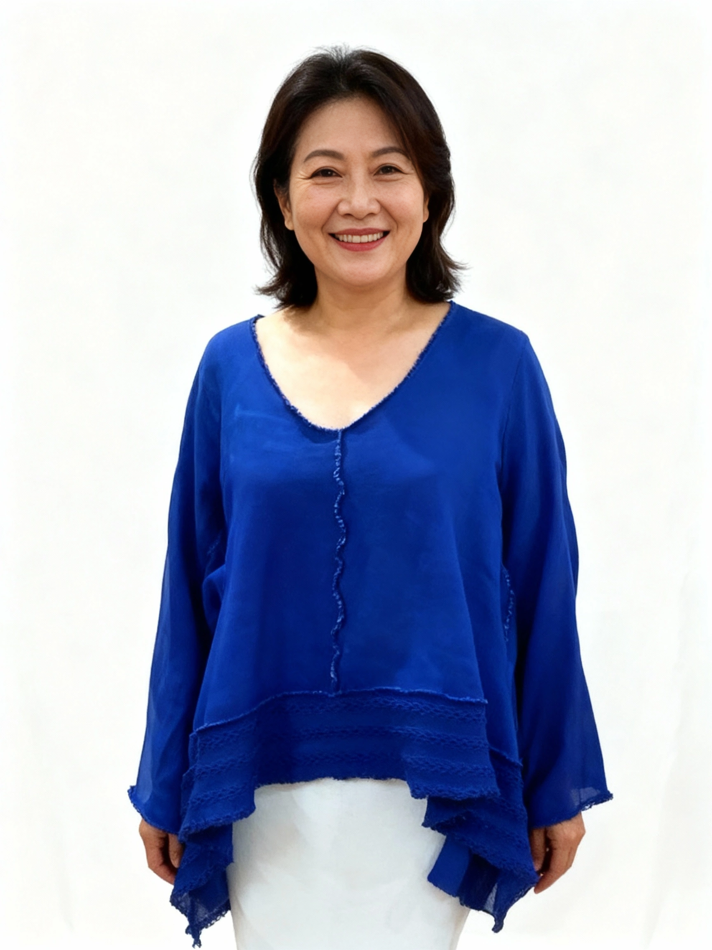 One-of-a-Kind Indigo Flow Sweater