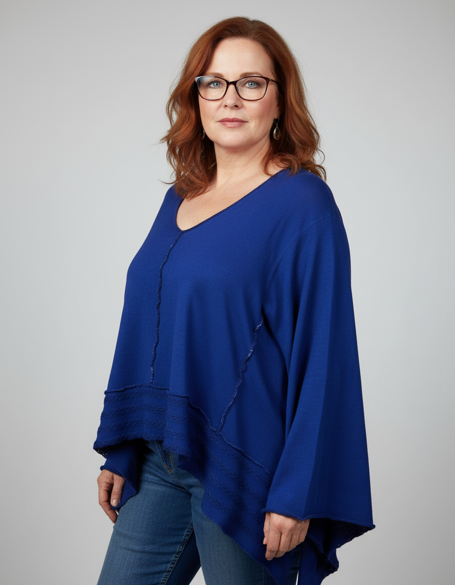 One-of-a-Kind Indigo Flow Sweater