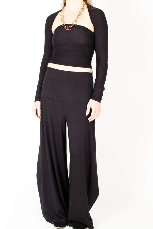 BLK Pam Palazzo Modal Pant - Steel Pony