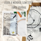 A 5 Day Challenge:  Slow Stitch Fabric Journal Course